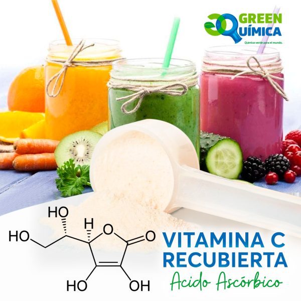 Vitamina C Recubierta - Acido Ascórbico Recubierto x KG - Imagen 2